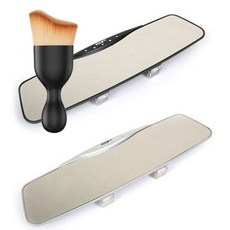 자동차 룸미러 국산 룸밀러 백미러 먼지 브러쉬 세트 jus*79436Zf, 실버, 실버, 1개