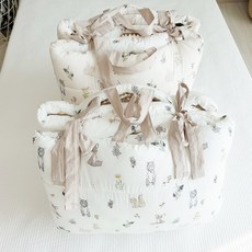 송화침장 오가닉 순면 안심 어린이집 낮잠이불 세트, 핑크