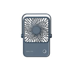 탁상용 선풍기 무소음 무선 미니 usb 충전형 사무실 벽걸이 1200m 충전식 기숙사용 미니 데스크탑 가정 선풍기 소형 다기능 휴대용, 다크 블루