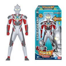 LDCX/靈動創想 大號奧特曼玩具 變形玩具 捷德 閃光奧特 台灣熱賣, 艾克斯奧特曼（眼睛發光）, 1個