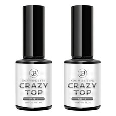 TIARA 논와이프 크레이지 오버레이 탑젤, 소프트, 14ml, 2개