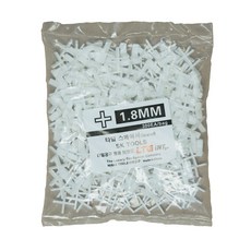 LTG 쿠사비 타일스페이스 타일간격제 십자 1.8mm 300개입, 1. 타일스페이스 1.8mm 십자(+) 흰색, 1개