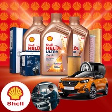 푸조 2008 1.6d (BH02) 디젤 모튤 6100Syn-clean 5w30 엔진오일 필터 패키지