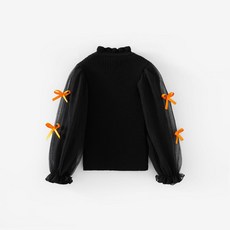 萬聖節女童庫洛米南瓜裙子2025秋冬新款女寶可愛花苞裙蓬蓬連衣裙