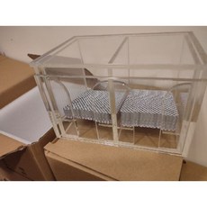 頂峰娛樂 百家樂專用廢牌盒，專業賭場用品，防作弊透明設計，提升遊戲公平性, 1個