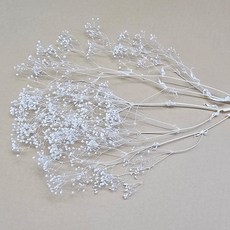 드라이플라워 프리저브드 안개꽃 소프트 미니 안개, 아이보리