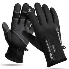 자전거장갑남성 겨울 오토바이 장갑 1개 시크블랙, 시크블랙 × L × 1개