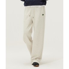 매장정품 리 LEE 트위치 로고 와이드 스웻팬츠 오트밀 LE2403PT21OT 494669