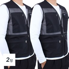 더맨월드 2장세트 노블 쿨 망사조끼