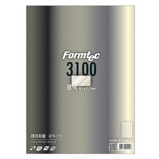 (Formtec) 광택 레이저용 라벨지 LB-3100 (65칸 100매) (사이즈:38.1X21.2), 단품, 선택1:본상품선택