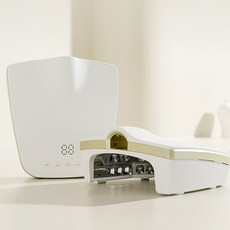 디젤 아티스트 램프 젤네일램프 54W, 디젤 퓨어세럼1개, 1개, 화이트