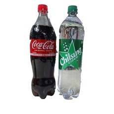 [드링킹] 칠성사이다 업소용 1.25L 2개 +코카콜라 업소용 1.25L 2개 (총4개), 4개