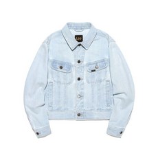 리 LEE 우먼 데님 크롭 트러커 자켓 인디고 라이트 LE2401IJ70IL 948988