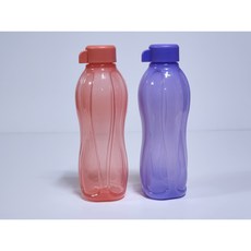 타파웨어 에코물통 500ml 다홍 연보라 2P