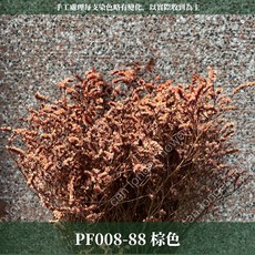 CANLONGER FLOWER 水晶花 乾燥花材, 88棕,原裝(超取會修剪適合裝箱尺寸), 1個