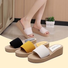 세렌디 여성 실내화 5cm 통굽 슬리퍼 사무실 가볍고 편한 샌들