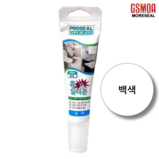 백색 튜브 실리콘 욕실용 욕실 화장실 주방 비초산 친환경 실리콘 홈바이오 E-7100, 1개