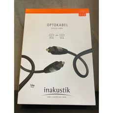 沐耳 德國線材精品 inakustik 光纖數位聲音訊號線 OPTOKABEL：三星級 5米，適用於家庭影音設備，提供清晰透徹的音訊體驗, 1個