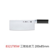 六協彩色柄九江刀 - 中式廚刀，剁骨刀，剁肉刀, 1個, 8321T95W三號拍皮刀/白