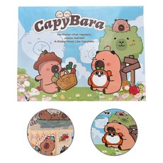 CapyBara 療癒系洞洞樂戳戳樂禮盒玩具, 1個, 卡皮巴拉洞洞樂（24洞）,1盒