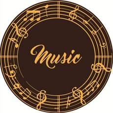 피아노 전용 흡음 방음 매트 방진 패드 맞춤 제작, 1개, 커피 컬러 노트 링, 1m