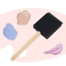 모멘티아몰 유아 미술놀이 대형 스폰지 붓 5cm 페인팅도구