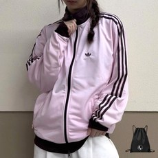 (백화점 정품) 아디다스 져지 핑크 남녀공용 트레포일 트랙탑 클래식 커플 자켓 점퍼 아우터 (스포젠가방)