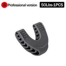 모양 턱 운동기 얼굴 팝 이동 입 피트니스 근육 씹는 공 물린 차단기 훈련 장비, 2. 회색, 기본