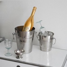INS 스테인리스 얼음 양동이 맥주통 샴페인 쿨러