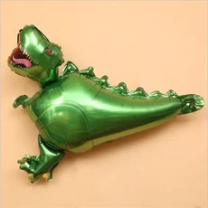 쿠쿠스토어 새로운 4D 공룡 알루미늄 필름 풍선 조립 Ankylosaur Pterosaur Rex 어린이 생일 파티 장난감, 01 1pc, 28 M