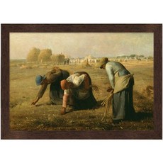 퍼즐라이프 밀레 이삭 줍는 사람들 명화 500피스 직소퍼즐액자 PL822, 퍼즐+우드앤틱액자, 1세트, 액자세트