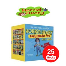 (제이제이브라더)당일 배송 호리드 헨리 얼리리더 25권 세트 영어원서 Horrid Henry 정식음원 + 워크시트 PDF파일 제공, Horrid Henry  25