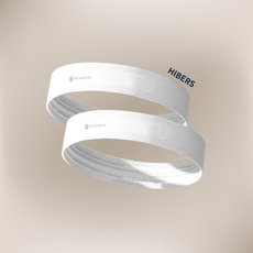 히버스컴퍼니 스포츠 헤어밴드 러닝 운동용 땀흡수 미끄럼방지 머리밴드, 2개, 화이트