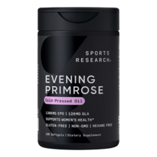 Sports Research 달맞이꽃 1 300mg 소프트젤 120정, 1개