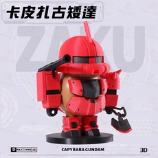 CAPYBARA MAGNETISM 卡皮巴拉機甲組裝模型 磁力組裝玩具, 1個, 卡皮巴拉-薩克機甲