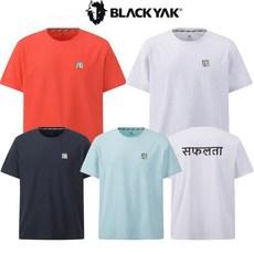 [블랙야크] 25년SS 공용 하절기 히말라야 공용 심볼 레터링 반팔티 1BYRTMU913