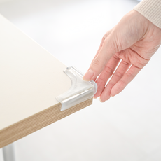 [아이손] 국내생산 프리미엄 충격흡수 투명 코너 모서리 보호대, 클리어, 8개