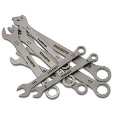 카라키요 스텐 조합 렌치 슬림 초박형 얇은 스패너 씬 양구 스페너, 1개, 8mm