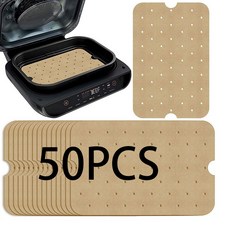 붙지 않는 천공 양피지 도구 프라이어 베이킹 에어프라이어 실내 XL용 그릴 라이너 푸디 에어 FG551 스마트, 50pcs