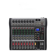 오디오 믹서 인터페이스 블루투스 미디 음향장비 컨트롤러, 6채널 프로페셔널 카드형, 기본 모델명/품번