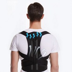 잔솔 바른자세 교정밴드 교정기 굽은등 말린어깨 체형 115827, S