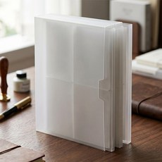 문구백서 포켓앨범 4x6 세로타입 대용량 3권세트 대용량 720장 무지앨범 케이스포함, 720매, 투명화이트
