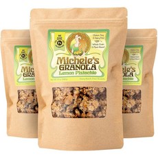 Michele's Granola 레몬 피스타치오 3개 팩, Michele's Granola 레몬 피스타치오, 3개