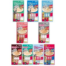 "3貓2館" 公司貨附發票 日本 CIAO 啾嚕肉泥 鰹魚燒肉泥 寒天肉泥 ciao肉泥 貓零食 貓肉泥 燒肉泥, 1個, 108啾嚕肉泥鮪魚+鱈場蟹14g*4入