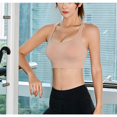 hotmally 3D 노와이어 고탄력 스포츠 브라 노와이어 스포츠브라 2P