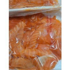 훈제연어 슬라이스 피쉬앤 샐러드용 냉동 훈제연어 250g 1팩, 1개