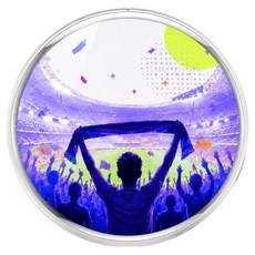 FDUCE 전자 캔뱃지 E87 아이돌 굿즈 64m메모리 1.7인치, 화이트