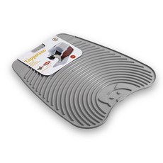 樂透 & S.F.P 寵物用品系列 精巧落砂墊 39x35cm 義大利原裝進口 環保無毒 輕巧, 1個, 樂透 精巧落砂墊 39x35cm, 灰色