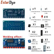 스마트 전자 키트 NE555CD4017 가벼운 물 흐르는 빛 LED 모듈 DIY 원리 배우기 실험실, 02 Type 2