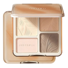 JUDYDOLL 橘朵 高光修容一體綜合盤 (啞光提亮/陰影鼻影), 05羽光盤, 1個